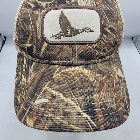 Dr Duck Adults Camo Trucker Hat Cap Adjustable Snapback Hunting Outdoor - Picture 9 of 9